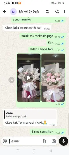 Testimonial Buket Bunga bojong timur