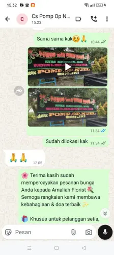 Testimonial Papan Bunga bojong timur