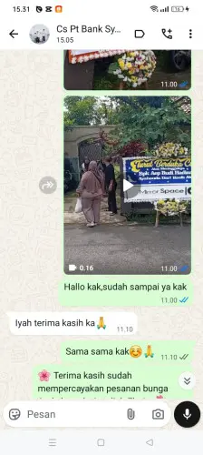 Testimonial Papan Bunga bojong timur