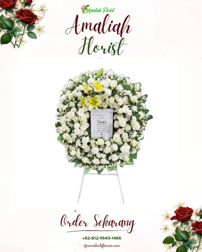 Krans Bunga Duka Cita bojong timur